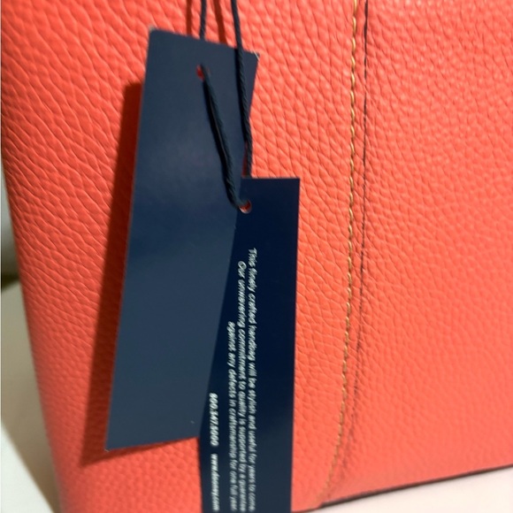 Dooney & Bourke coral  and Brown Shoulder Bag with Leather Straps - Picture 9 of 14